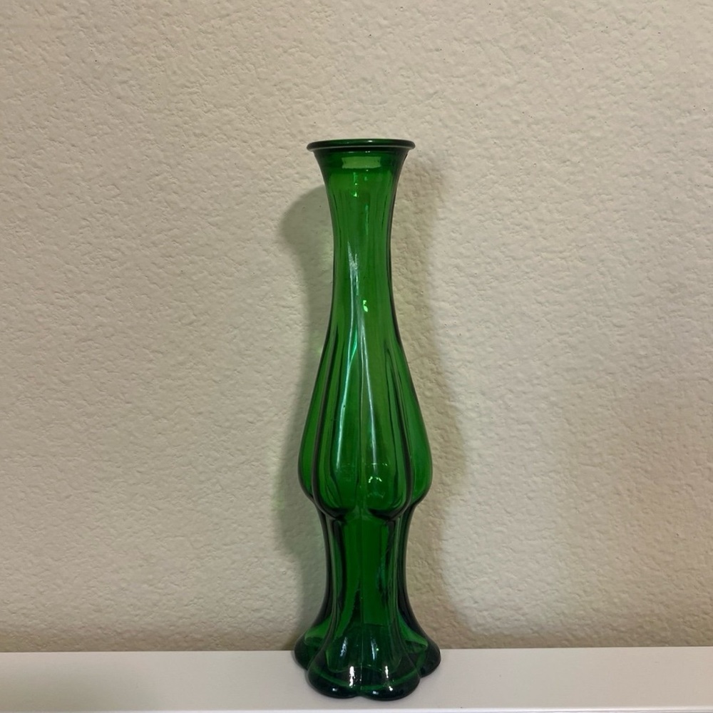 Emerald green Avon vase